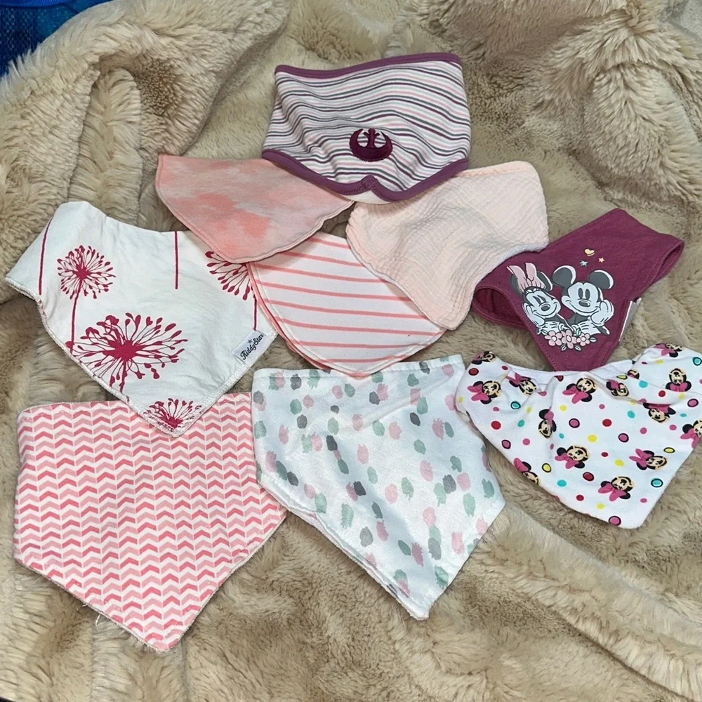 33 Baby girl bibs